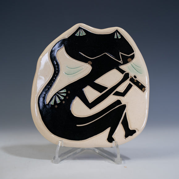 Cat Musician Small Plate