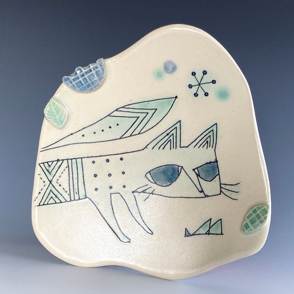 Big-Eyed Cat Plate