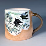 Seabirds and Waves Mug