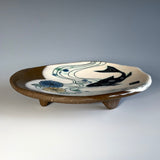 Koi and Chrysanthemum Small Plate