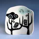 Owls on the Tree Plate