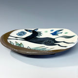 Running Fire Horse Plate