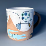 Blue Gator Mug