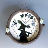 Deer Musician Wall Piece