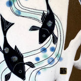 Koi in the Pond Plate