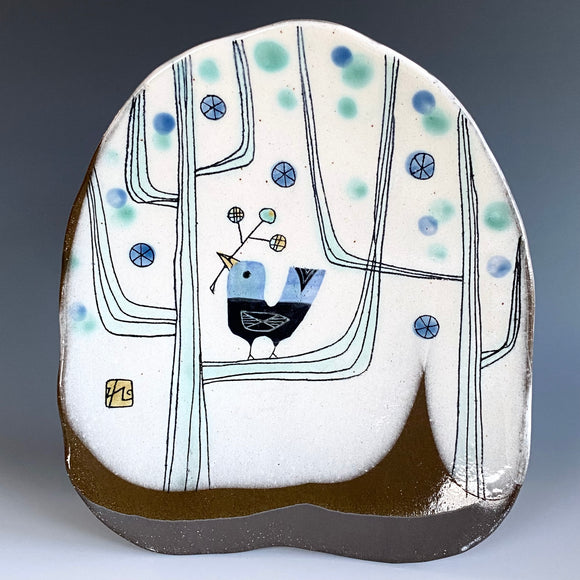 Bird with Twig Plate