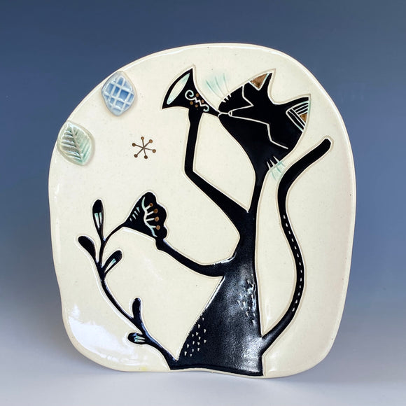 Cat Musician Plate