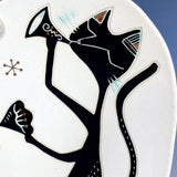 Cat Musician Plate