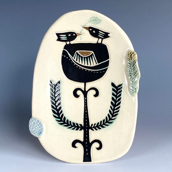 Birds on Blossom Plate