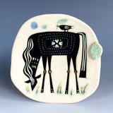 Bird on Horse Small Plate