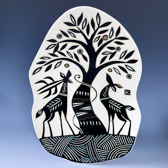 Tree of Life Plate (Deer)