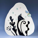 Cat in the Garden Plate