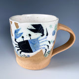 Crab in the Wave Mug