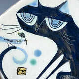 Cat Meets Bird Plate