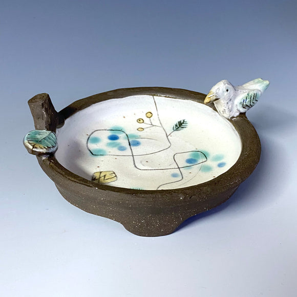 Bird and Stump Small Bowl
