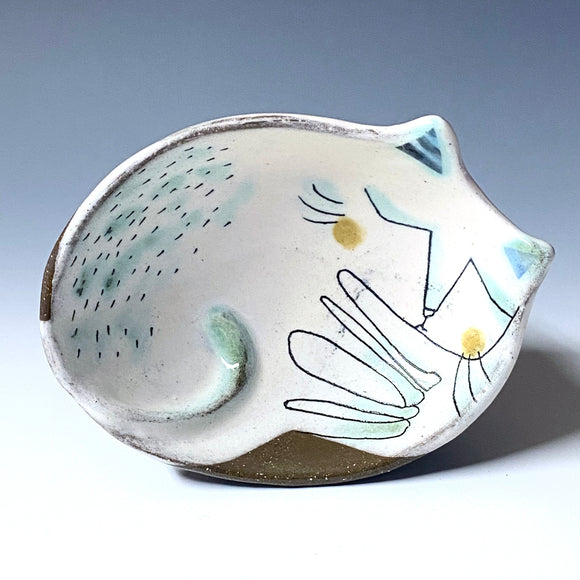 Sleeping Cat Small Bowl