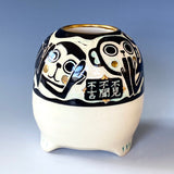 Three Wise Monkeys Vase