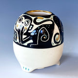 Three Wise Monkeys Vase