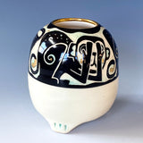 Three Wise Monkeys Vase