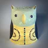 Dot Pattern Owl Sculpture