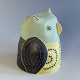 Dot Pattern Owl Sculpture