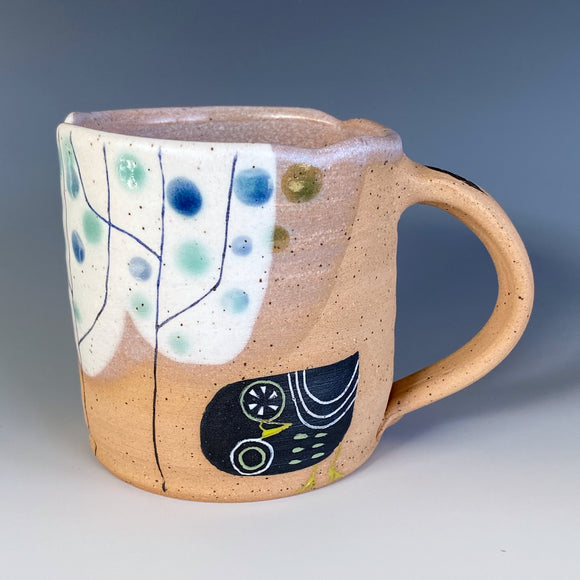 Wacky-Eyed Owl Mug