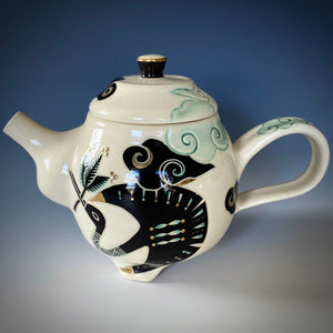 Meoto Crane Teapot