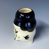 Birds On Vine Small Vase