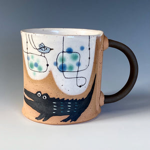 Gator and Bird Mug