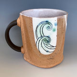 Crab in the Wave Mug