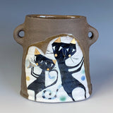 Cat Musicians Vase