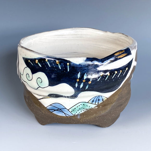 Flying Crane Teabowl